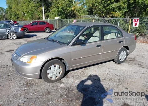 2001 Honda Civic Lx from USA, damaged, VIN 2HGES16531H538571